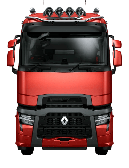 Renault Trucks in rot - Frontansicht