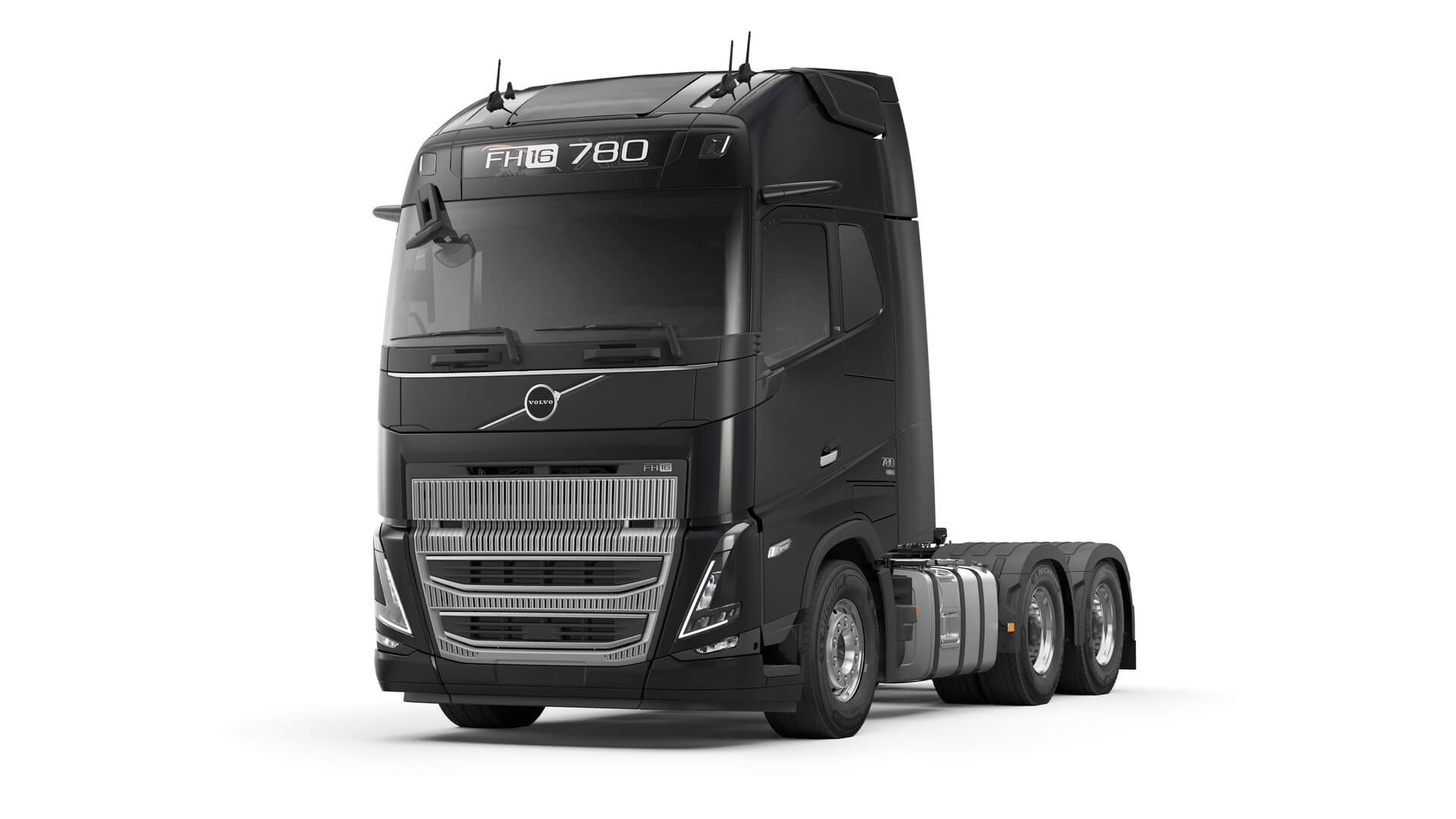 Volvo FH16 seitliche Frontansicht