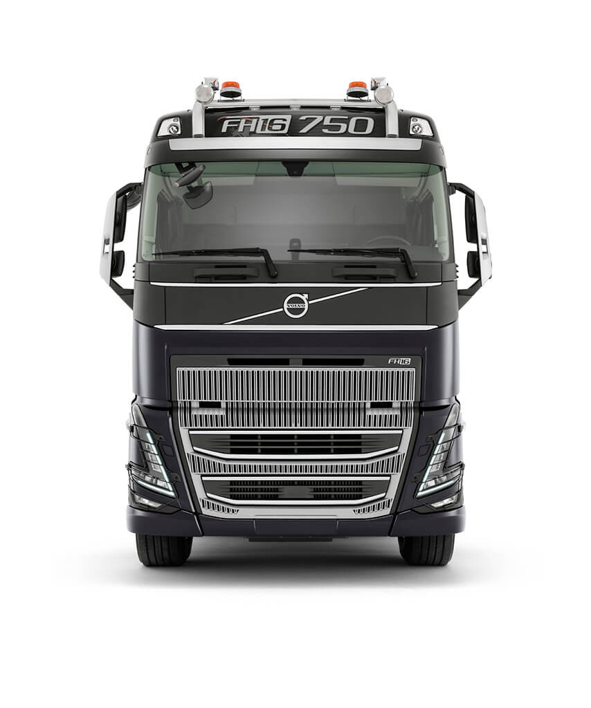 Volvo FH in schwarz - Frontansicht